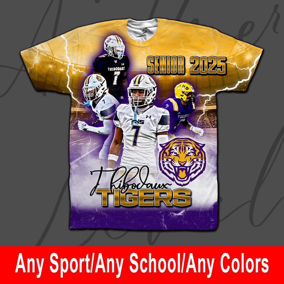 Custom Sports Design 3 – Any Sport, Any School, Any Colors