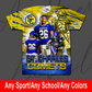 Custom Sports Design 4 – Any Sport, Any School, Any Colors