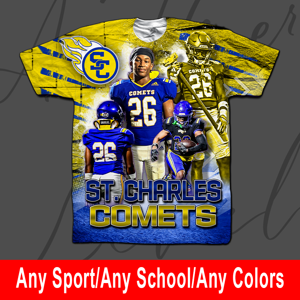 Custom Sports Design 4 – Any Sport, Any School, Any Colors