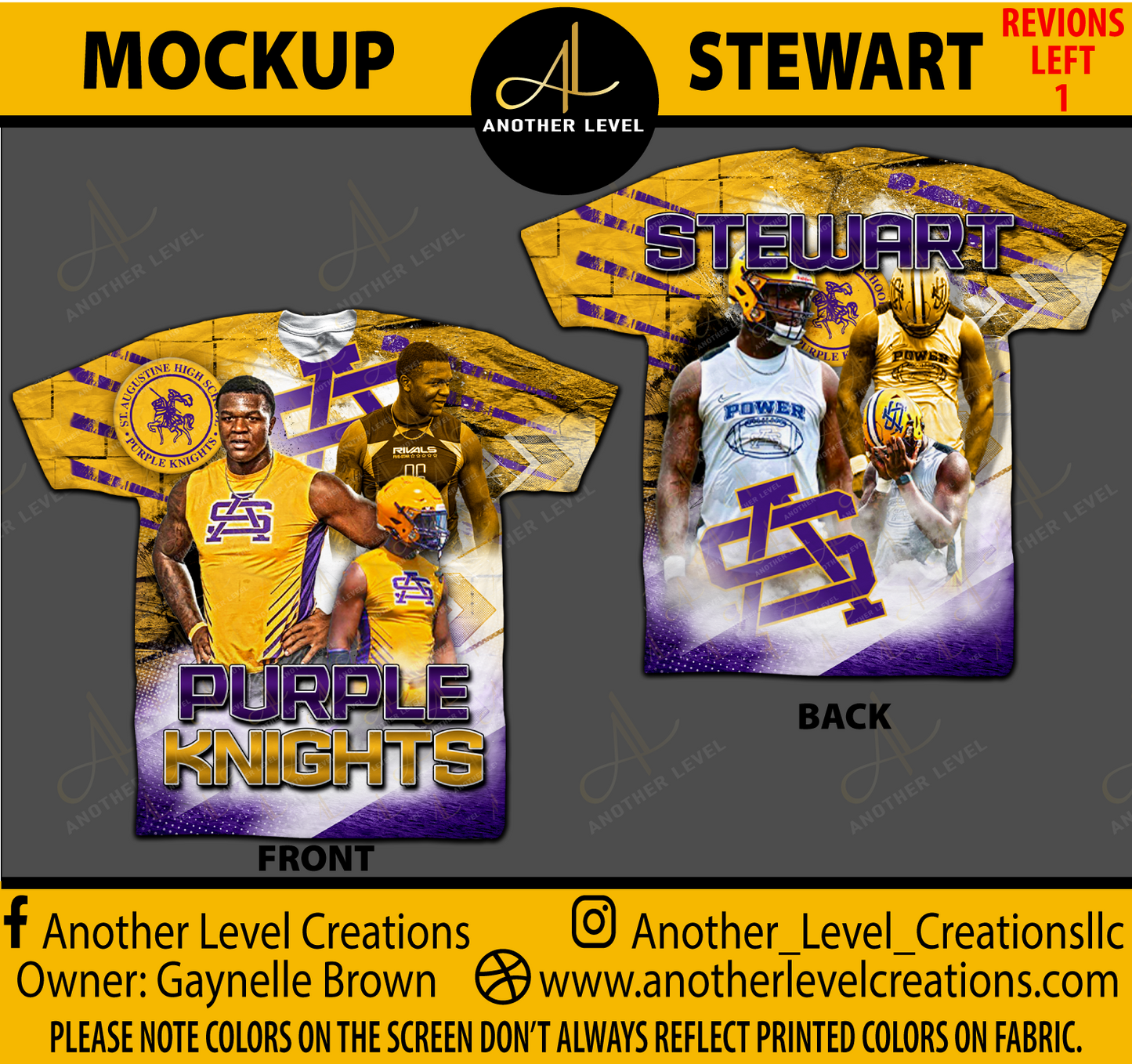 Shirt - Senior Night (All sports; multiple designs available)
