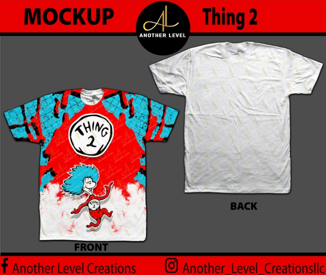 Dr. Seuss Thing 2 All Over Print/Center Print Shirt