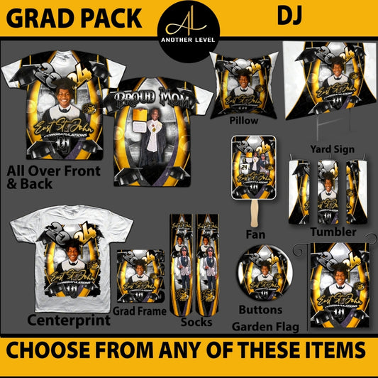 DJ - Graduation Pack - Choose Any Item - ORDERS ARE CLOSED