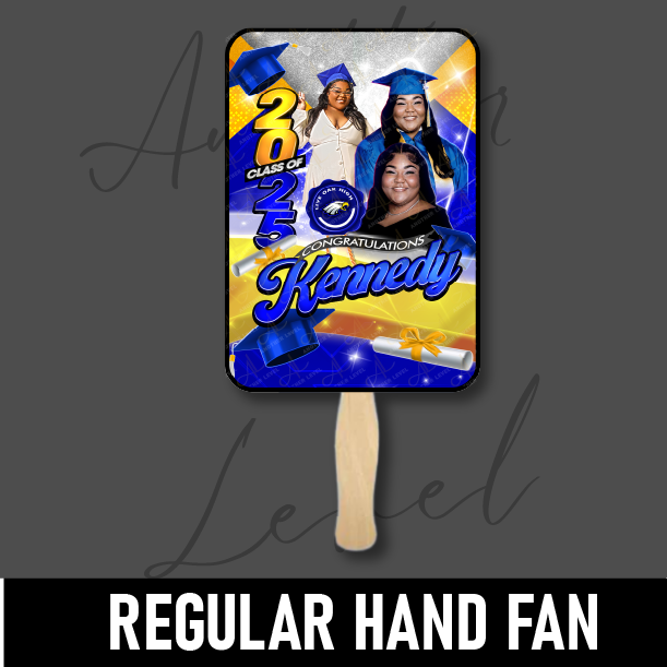 Graduation Regular Hand Fan (Set Of 5)