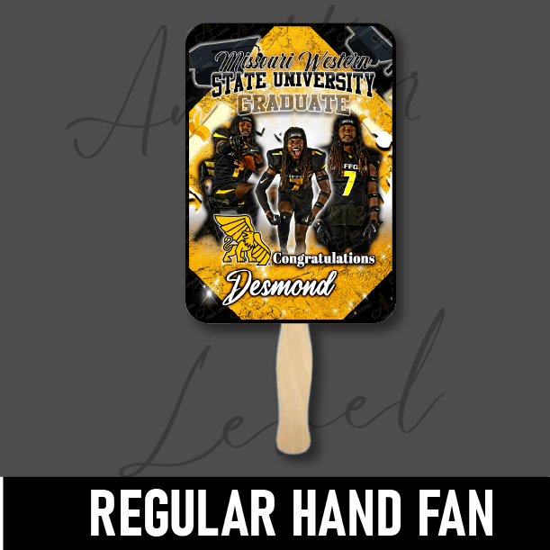 Graduation Regular Hand Fan (Set Of 5)