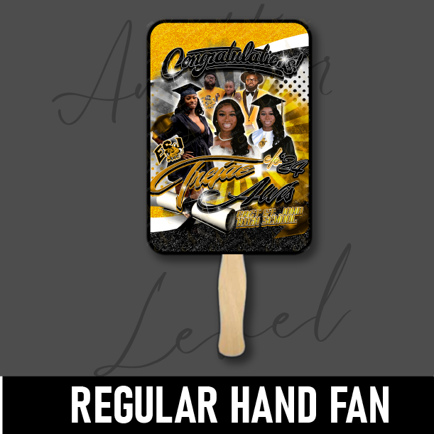 Graduation Regular Hand Fan (Set Of 5)