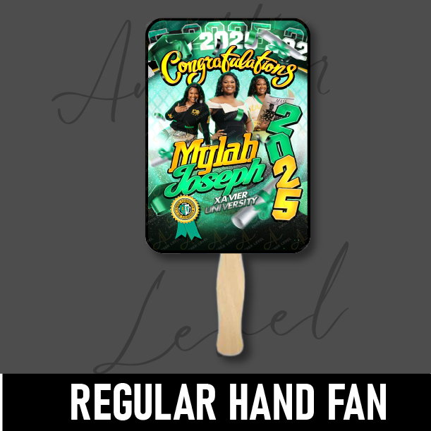 Graduation Regular Hand Fan (Set Of 5)