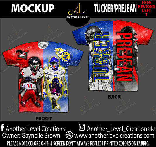 All Over Front & Back Print Shirt - TUCKER_PREJEAN