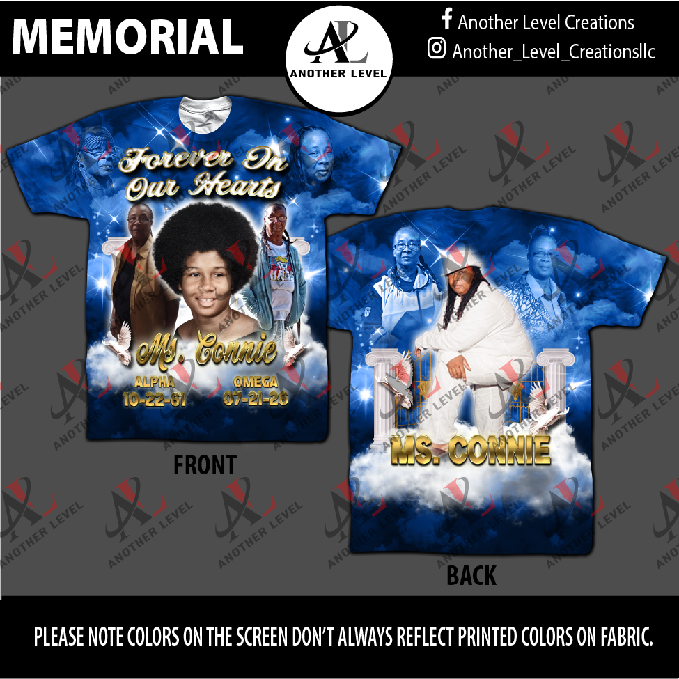 All Over Front & Back Print Shirt - Connie