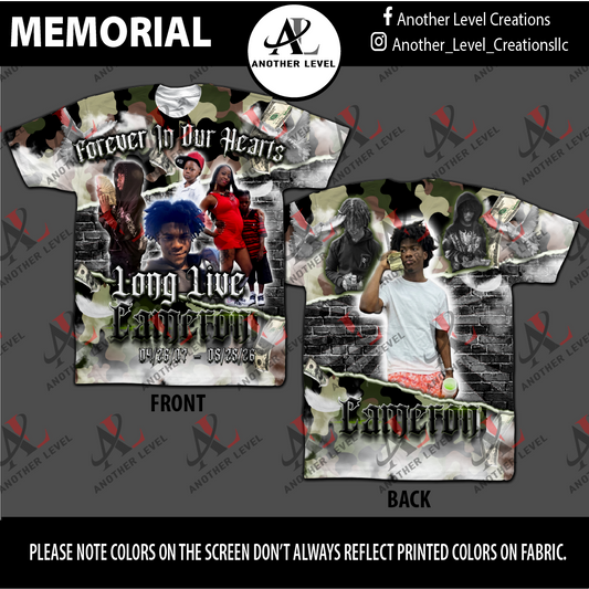 All Over Front & Back Print Shirt - Cameron