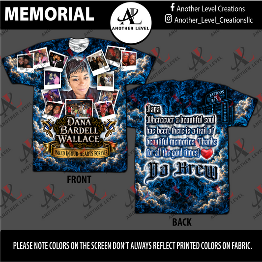 All Over Front & Back Print Shirt - Dana Da Krew