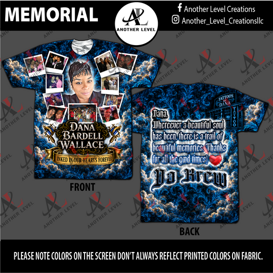 All Over Front & Back Print Shirt - Dana Da Krew