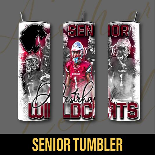 Custom Tumbler - Senior Night (All sports; multiple designs available)