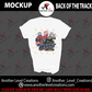 Sublimation 100% Polyester Shirt White - Back of The Tracks