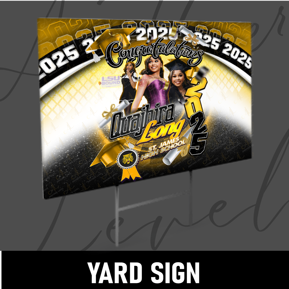 Graduation Yard Sign