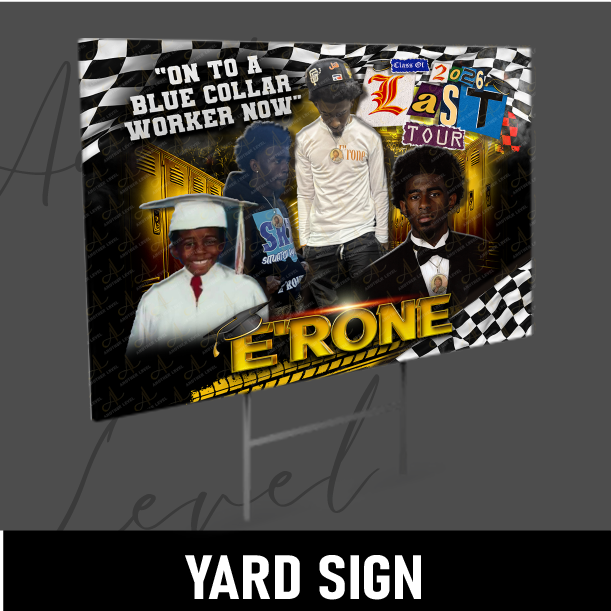 Graduation Yard Sign