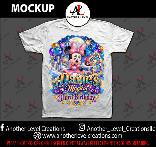 Center Print Shirt - Daige (Order deadline is Monday, September 28th)