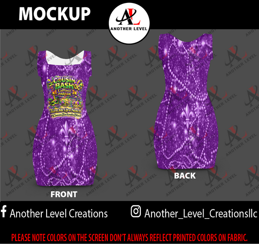 Fitted Dress - Cousin Bash