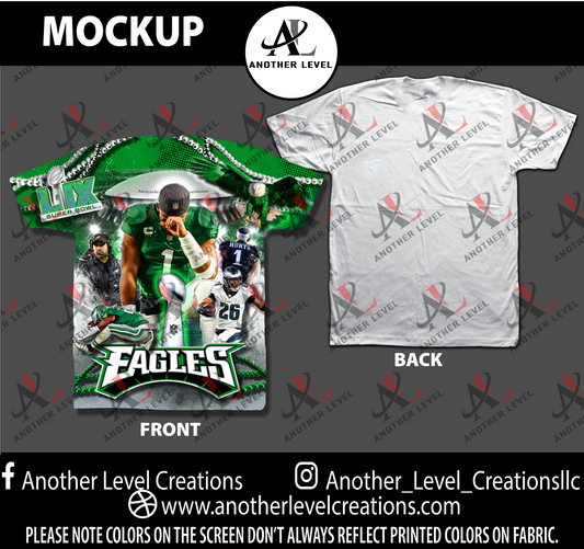Superbowl -  All Over Print Front - Eagles