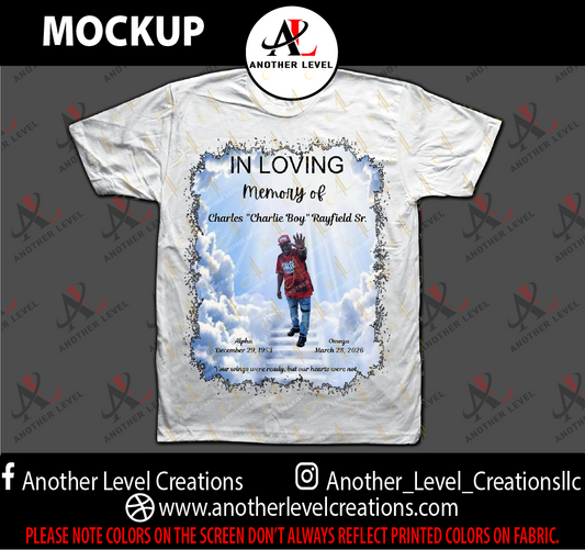 Center Print Shirt - Charles (Order deadline Wednesday, April 22nd at 5pm)