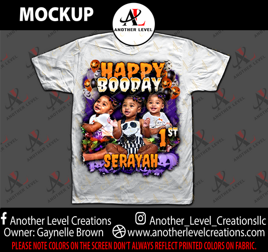 Center Print Shirt - Halloween Birthday (Order deadline is Sunday, October 26th)