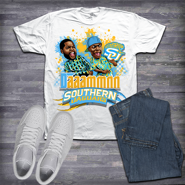 School Center Print Shirt HBCU