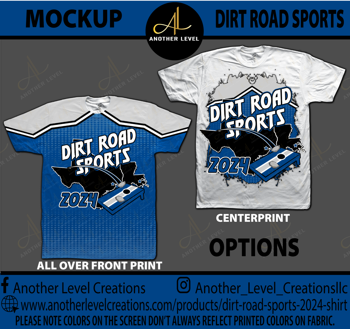 Dirt Road Sports 2024 Shirt - Order deadline Thursday, August 1st