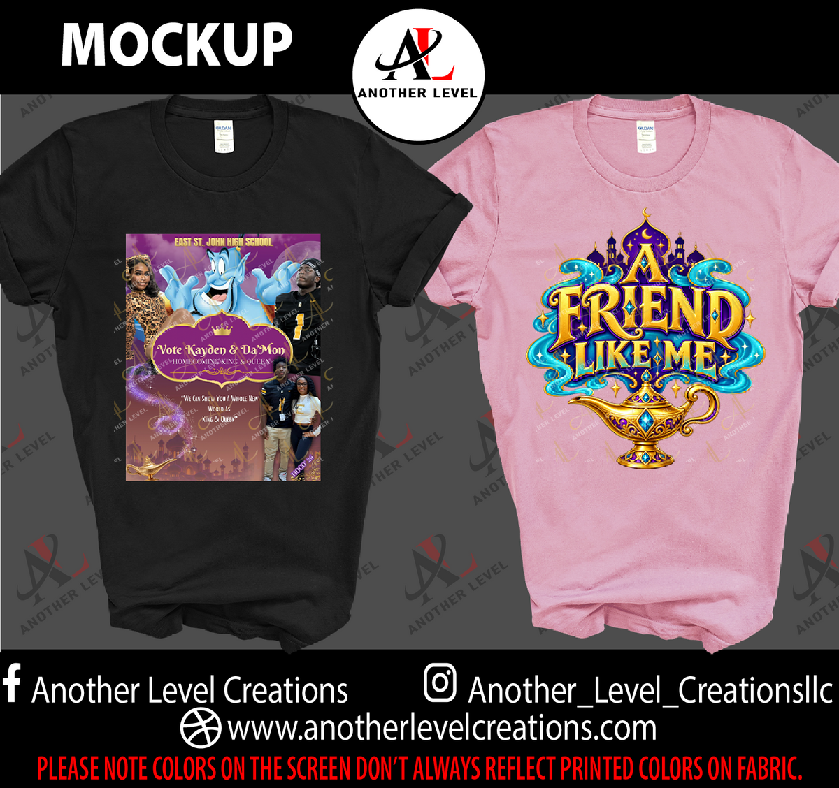 Da'Mon and Kayden HOCO Shirts (Order deadline Friday, September 18th)