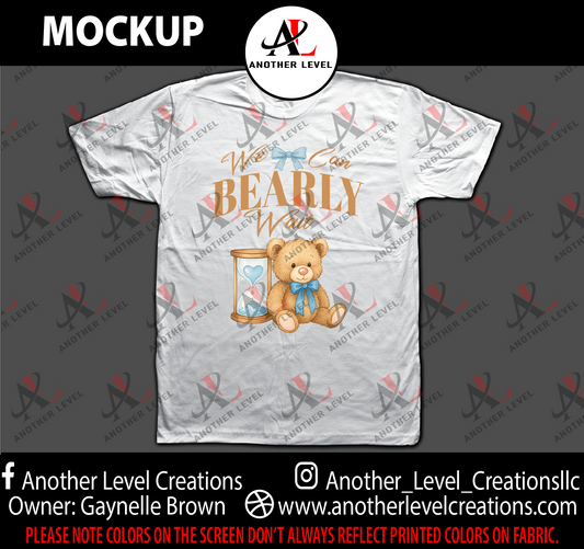 Baby Shower Center Print - We Can Bearly Wait 2